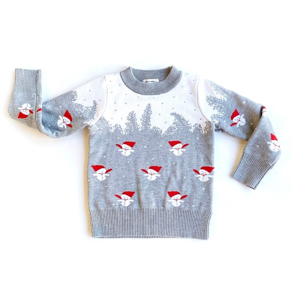 Super Soft Santa Snowman Christmas Sweater | 5 Years